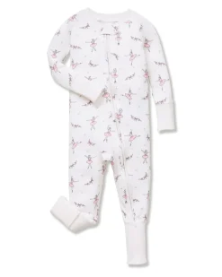 Baby’s Pima Peekaboo Romper in Sugar Plum Fairy