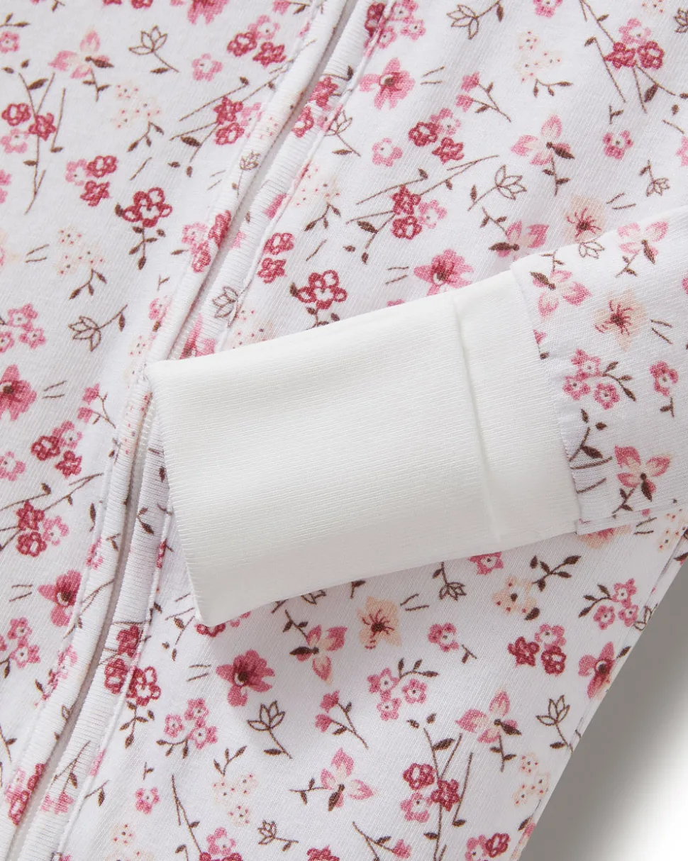 Baby’s Pima Peekaboo Romper in Dorset Floral