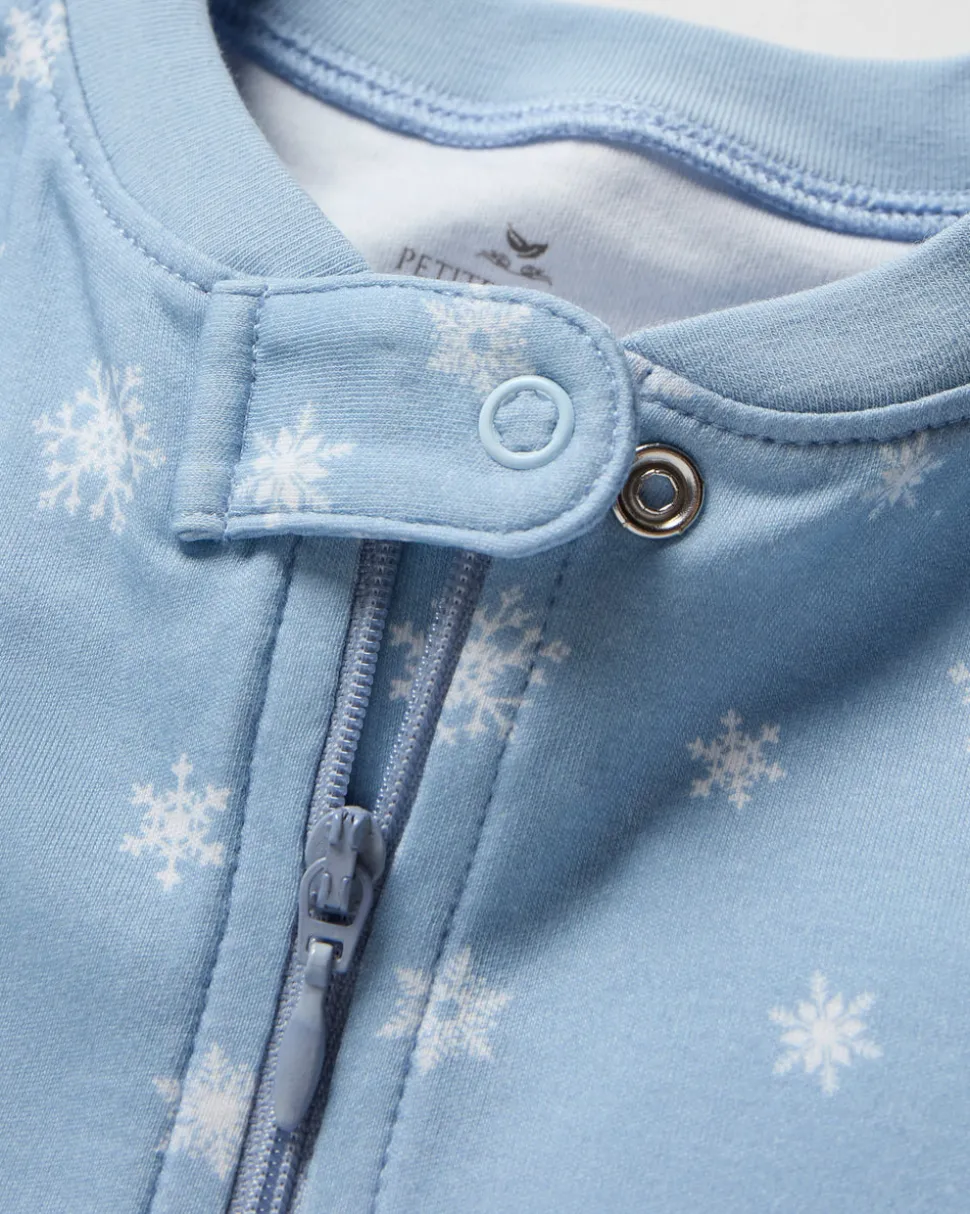 Baby’s Pima Romper in Periwinkle Wonderland