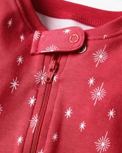Baby’s Pima Snug Fit Romper in Starry Night