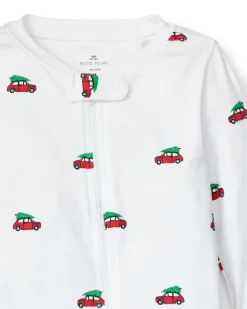 Baby’s Pima Snug Fit Romper in Holiday Journey