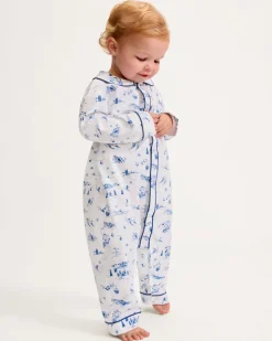 Baby’s Twill Cambridge Romper in Chalet Toile