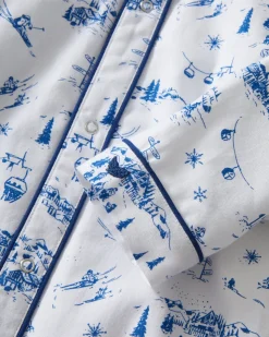 Baby’s Twill Cambridge Romper in Chalet Toile