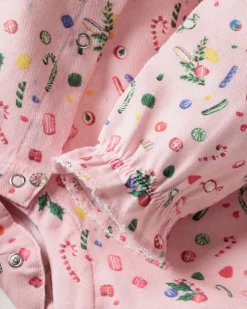 Baby’s Twill Madeline Romper in Vintage Sweets