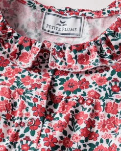 Baby’s Twill Madeline Romper in Fleurs des Bois