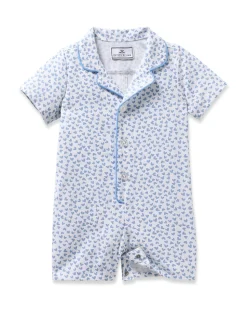Baby’s Twill Romper in Bluehearts