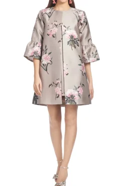 Bailey Coat Pewter English Rose