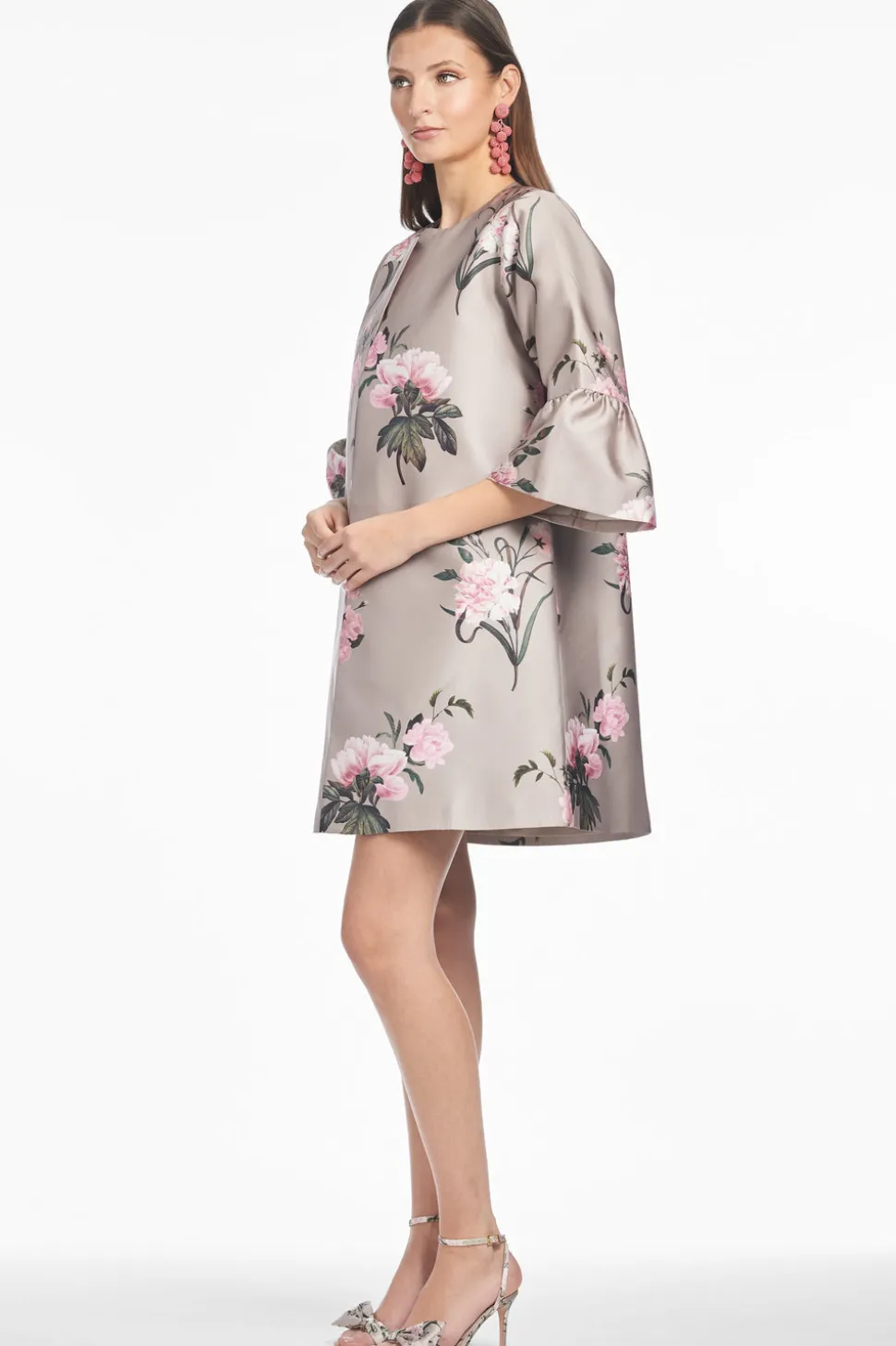 Bailey Coat Pewter English Rose