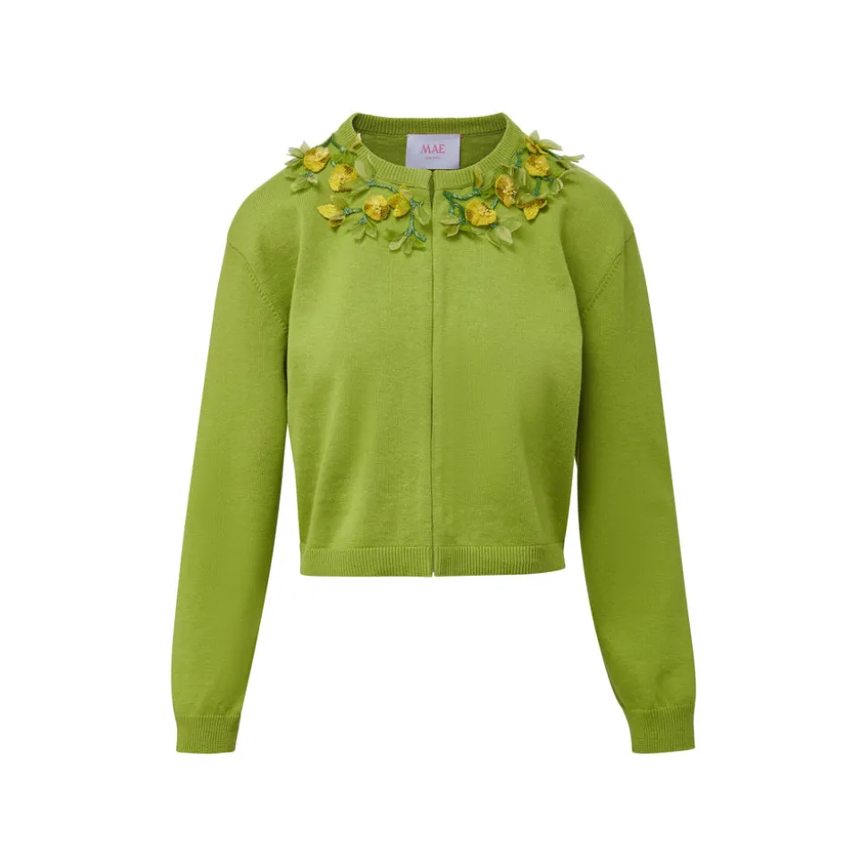 Bailey Knit Jacket With Jardin Embellishment