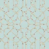 Baldwin Bamboo Wallpaper in Red