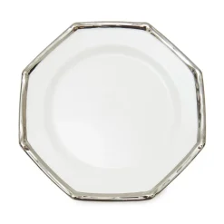 Bamboo Dinner Plates in Platinum, Set of 6