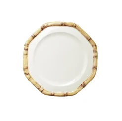 Bamboo Salad and Dessert Plate
