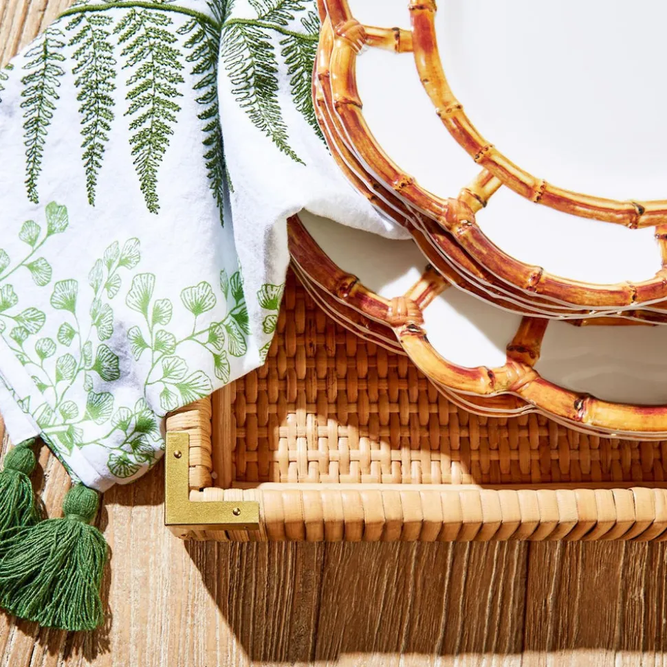 Bamboo Touch Salad / Dessert Plate, Set of 4