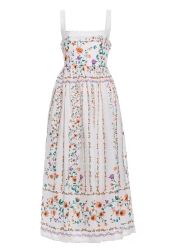 Barbara Midi Dress in Chinesis