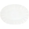 Bari White Oval Platter