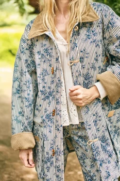Barn Jacket in Cornflower Toile