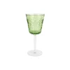 Barocco Mint Green Wine Glass