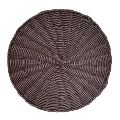 Basketweave Chargers, Set of 4