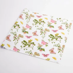 Baudin Butterfly Wrapping Paper In Blush