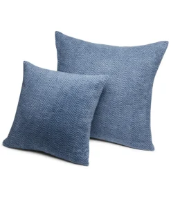 Bayside Herringbone Euro Pillow Covers
