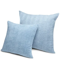 Bayside Herringbone Euro Pillow Covers