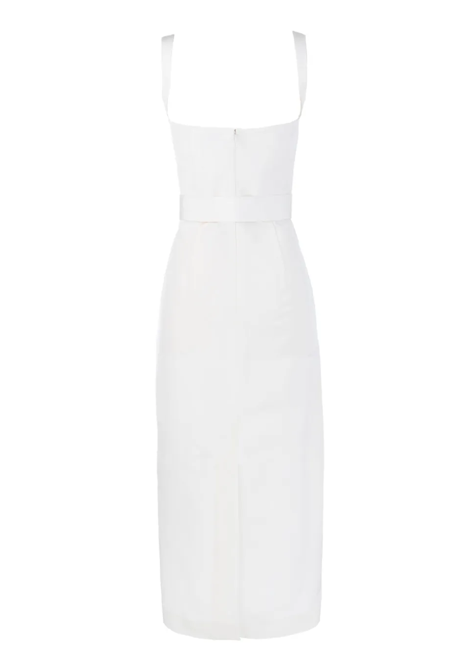 Beatrice Dress in Pearl White