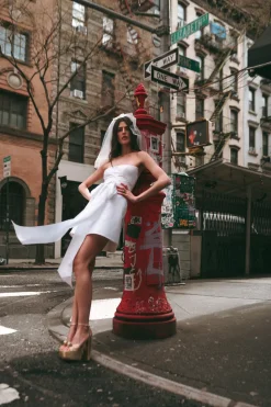 Beckford Dress in White