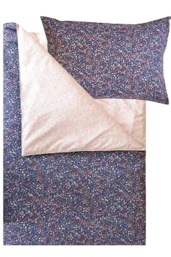 Bedding Made With Liberty Fabric in Donna Leigh Purple & Capel Pink