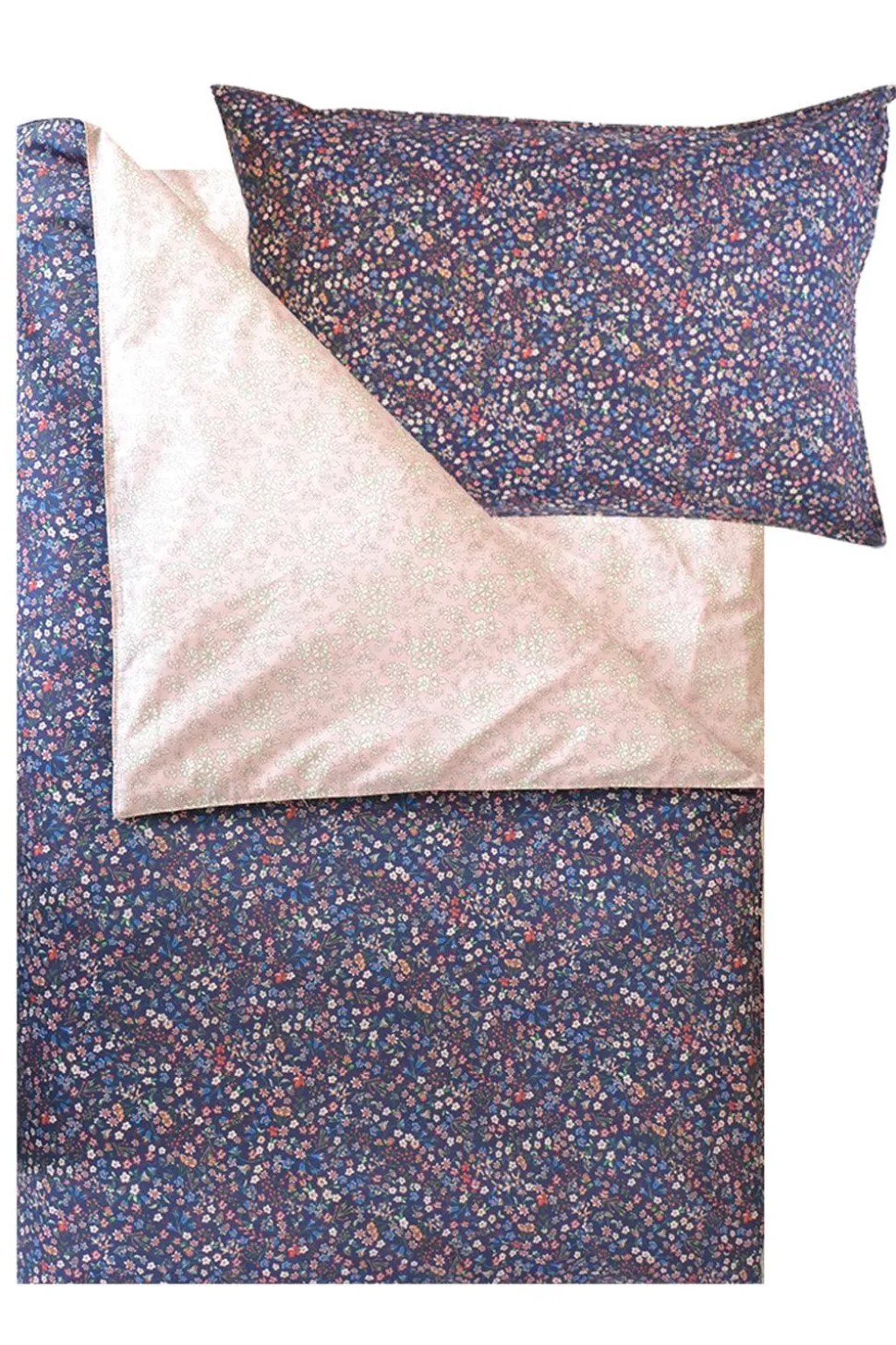 Bedding Made With Liberty Fabric in Donna Leigh Purple & Capel Pink