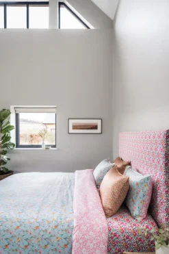 Bedding Made With Liberty Fabric in Betsy Deep Pink