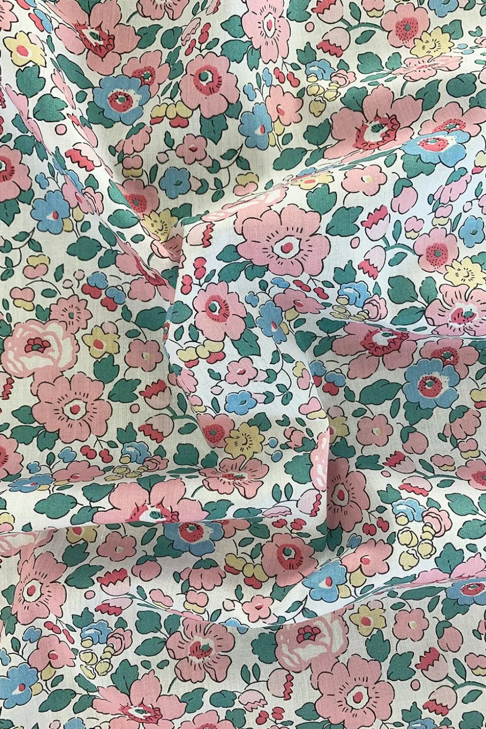 Bedding Made With Liberty Fabric in Betsy Candy Floss