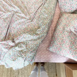 Bedding Made With Liberty Fabric in Betsy Candy Floss
