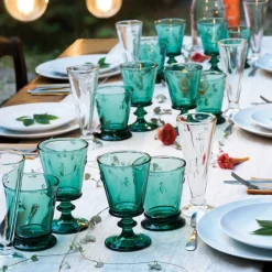 Bee Tumbler in Emerald, Set of 6