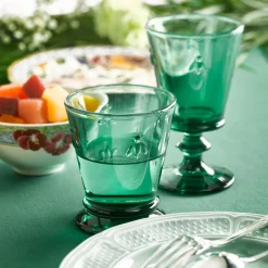 Bee Tumbler in Emerald, Set of 6