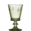Bee Wine Glass in Olive, Set of 6