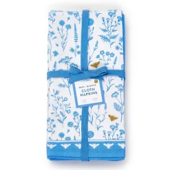 Bees and Blooms Cloth Napkins