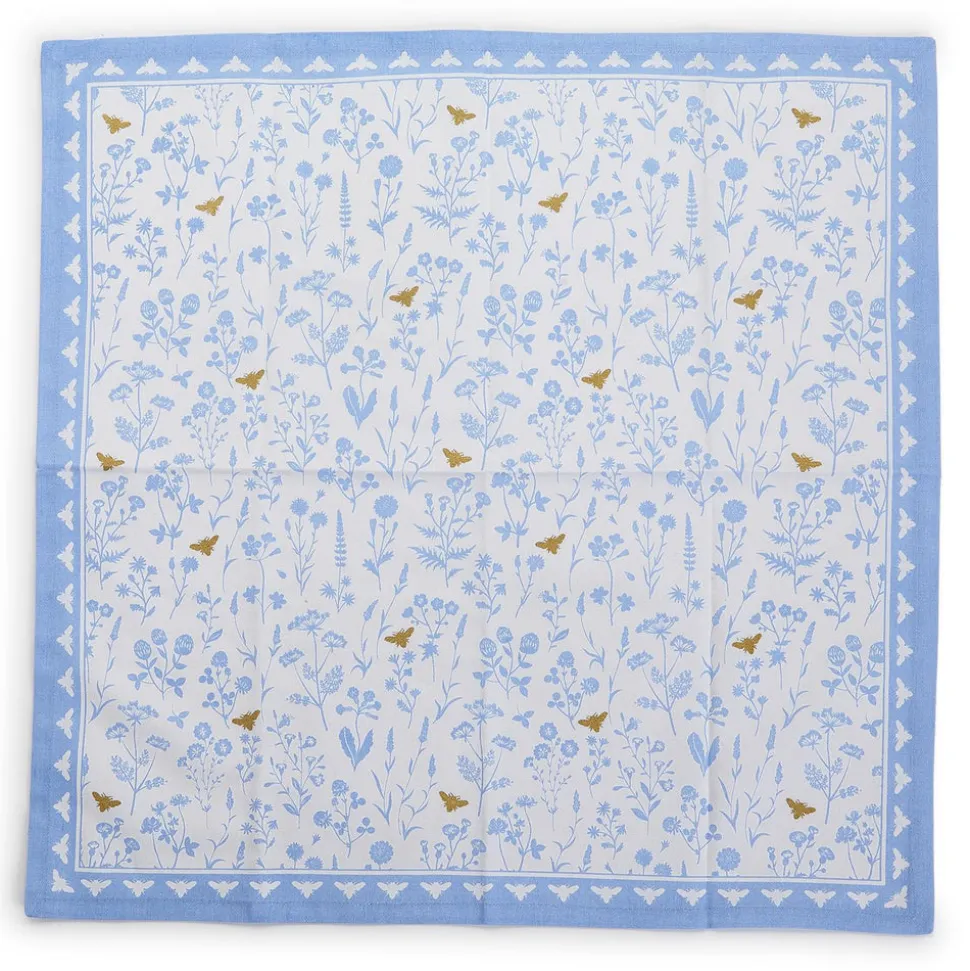 Bees and Blooms Cloth Napkins
