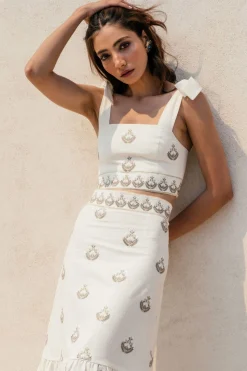 Begum Set in Ivory