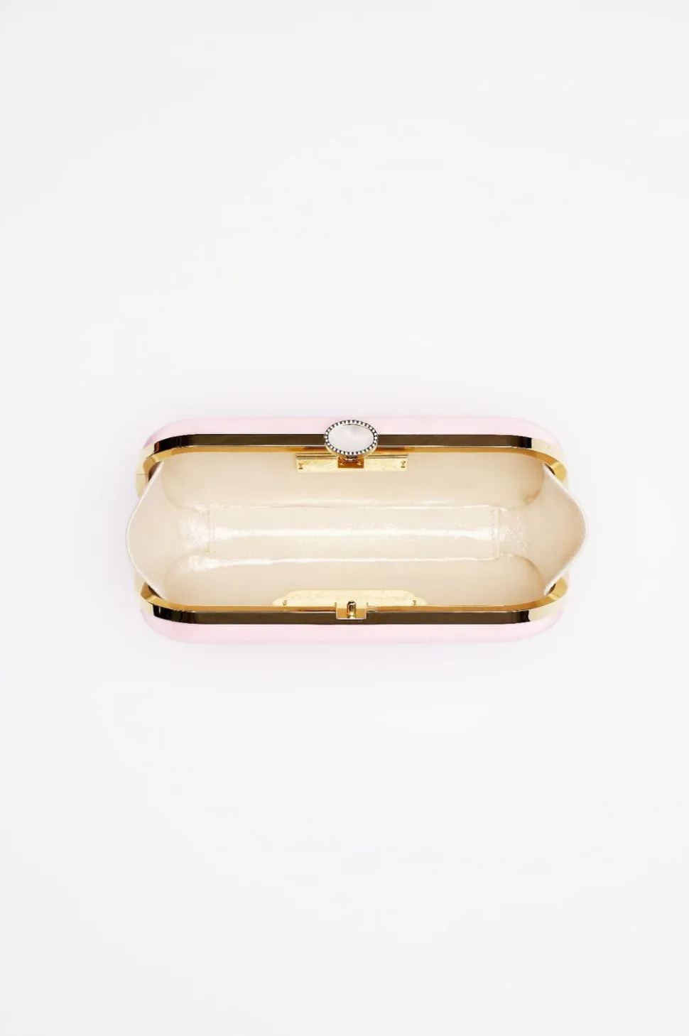 Bella Petite Clutch in Pink Floral Embroidery