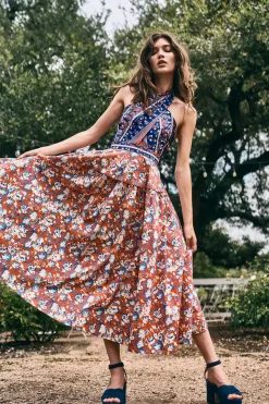 Bellamy Dress in Tapestry Floral