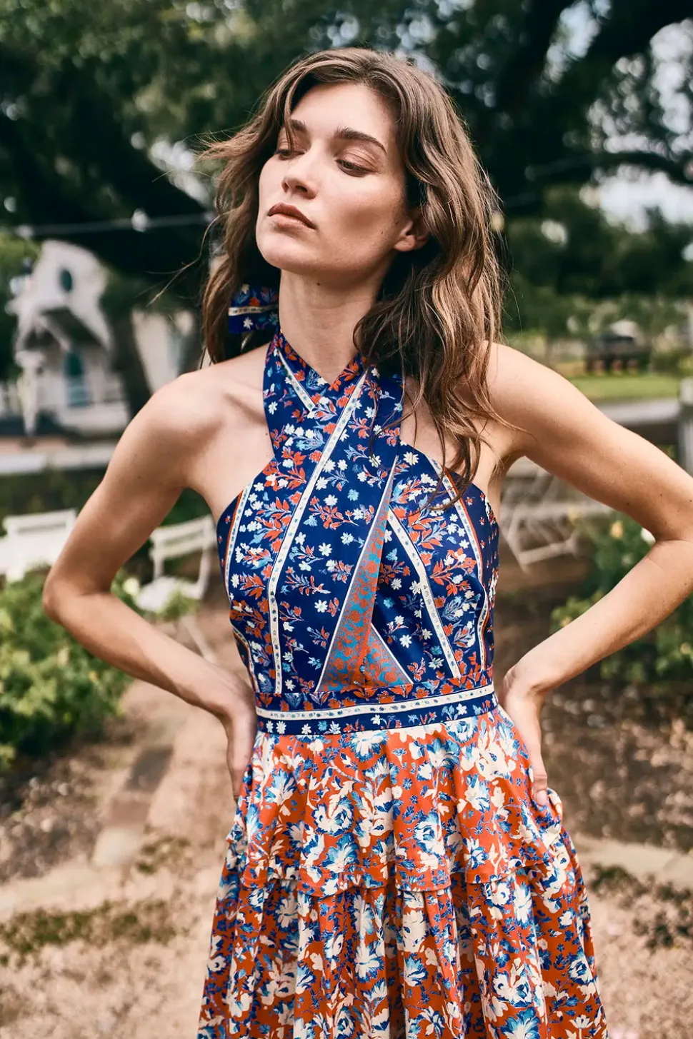 Bellamy Dress in Tapestry Floral