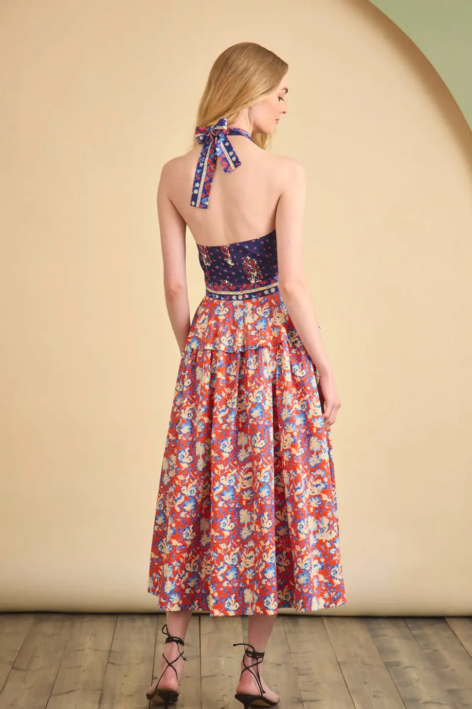 Bellamy Dress in Tapestry Floral