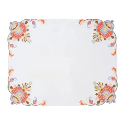 Benaki Hand-Painted Linen Placemat