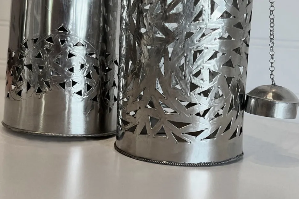 Berber Silver Wine and Bottle Holder