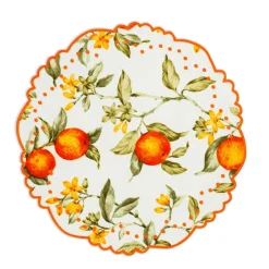 Berenice Orange Blossom Placemat and Napkin Set