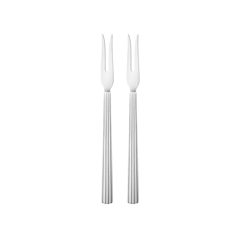 Bernadotte Cold Cut Fork Sterling Silver, Set of 2