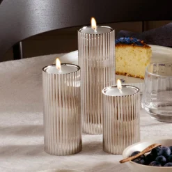 Bernadotte Tealight & Candleholder Set, Set of 3