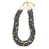 Berry 3" Strand Necklace in Ebony