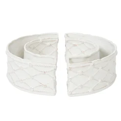 Berry & Thread Petite Parterre Garden Half Circle Vase, Set of 2 in Whitewash