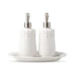 Berry & Thread Whitewash Kitchen Essentials, Set of 3
